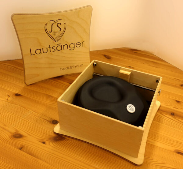 Holzbox für Lautsänger Kopfhörer